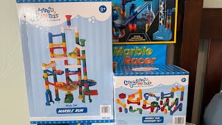(Incredibly Rare) New + Unboxing: Cre8tive Minds Marble Run And Add On Set