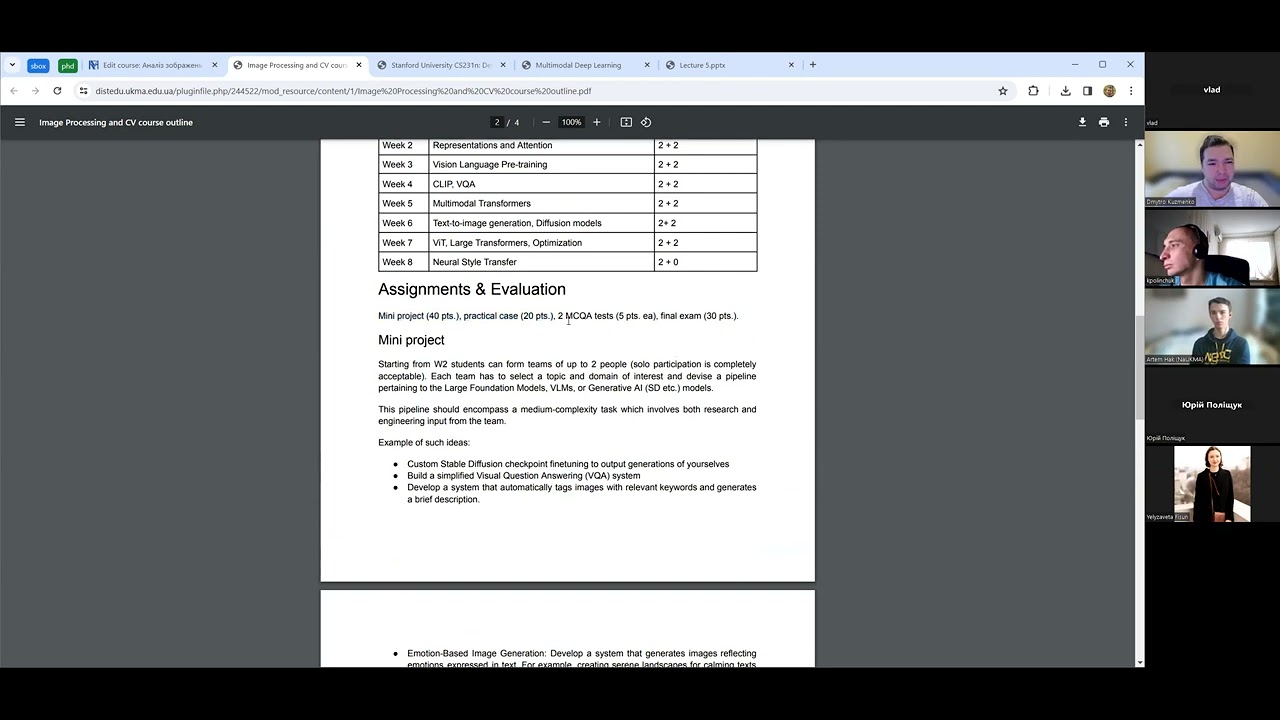 [UA] NaUKMA IPCV Spring '24, Lecture 1 - Intro to CV, CNN - YouTube