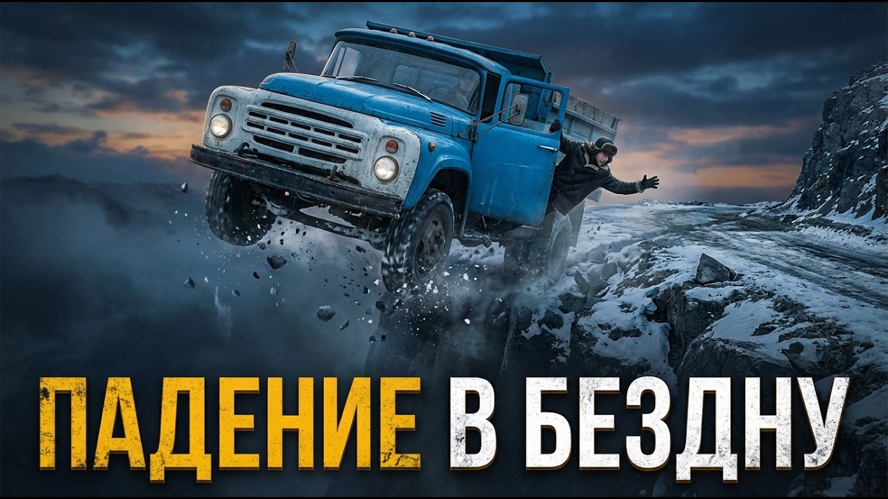 ГРУЗОВИК СОРВАЛСЯ В ПРОПАСТЬ. История выживания советских водителей