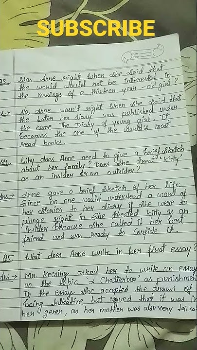 CLASS 10 | ENGLISH CH 4 QUESTIONS AND ANSWERS ∆ - YouTube