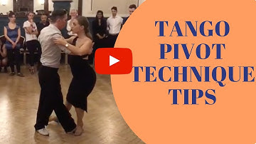 Argentine Tango Technique - How to use dissociation [to pivot]