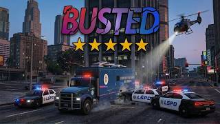 I managed to steal a MOC again!! - FiveM Busted Cops vs Robbers | Full round Wealth