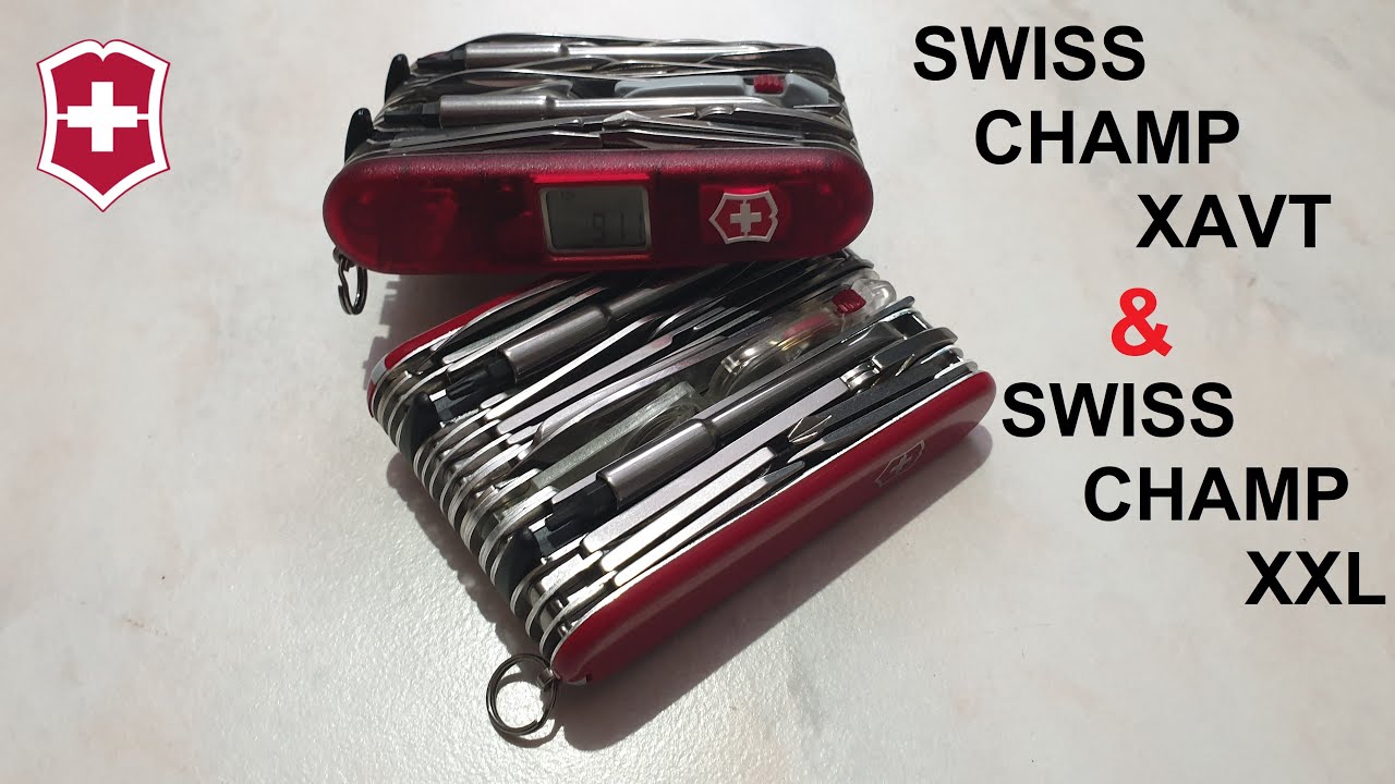 [REVUE] Victorinox SWISS CHAMP XAVT & SWISS CHAMP XXL (Couteaux