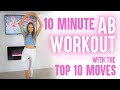 10 Minute Standing Abs Workout  - 10 of the Best Ab Exercises  to help reduce Belly Fat (that work)