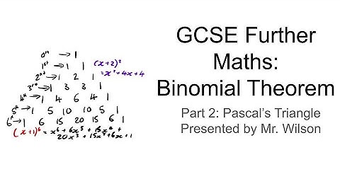 GCSE Further Maths: Binomial Theorem (Part 2: Pascal