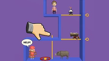 Home Pin Rescue New Gameplay Puzzle Spy - Pull The Pin Game