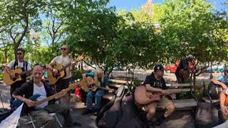 Washington Square Park.  August 4, 2026.  Part 2 of 7.  This is a 360  degree video.