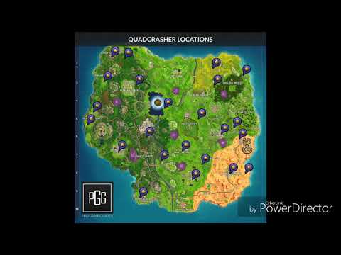 Fortnite Quadcrasher All Locations Spawn Youtube