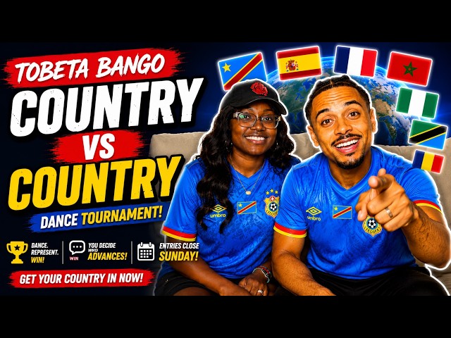 🌍 TOBETA BANGO WORLD CHALLENGE: Country vs Country Dance Tournament Begins! 🇨🇩🔥