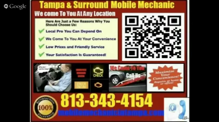 Mobile Auto Mechanic Clearwater Pre Purchase Foreign Car Inspection Vehicle Repair Service Near Me