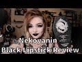 Nekoyanin black liquid lipstick review