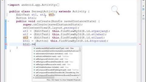Eclipse   Program Sederhana Persegi Dengan Menggunakan 2 Project XML
