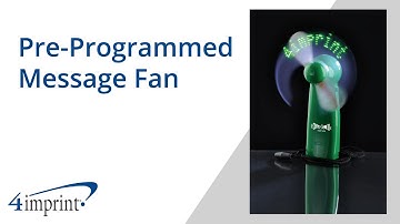 Pre Programmed Message Fan - Custom Fan by 4imprint