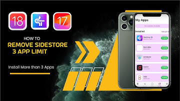 How to Remove Sidestore 3 App Limit using Sparsebox iOS 18.3 & Install More than 3 Apps