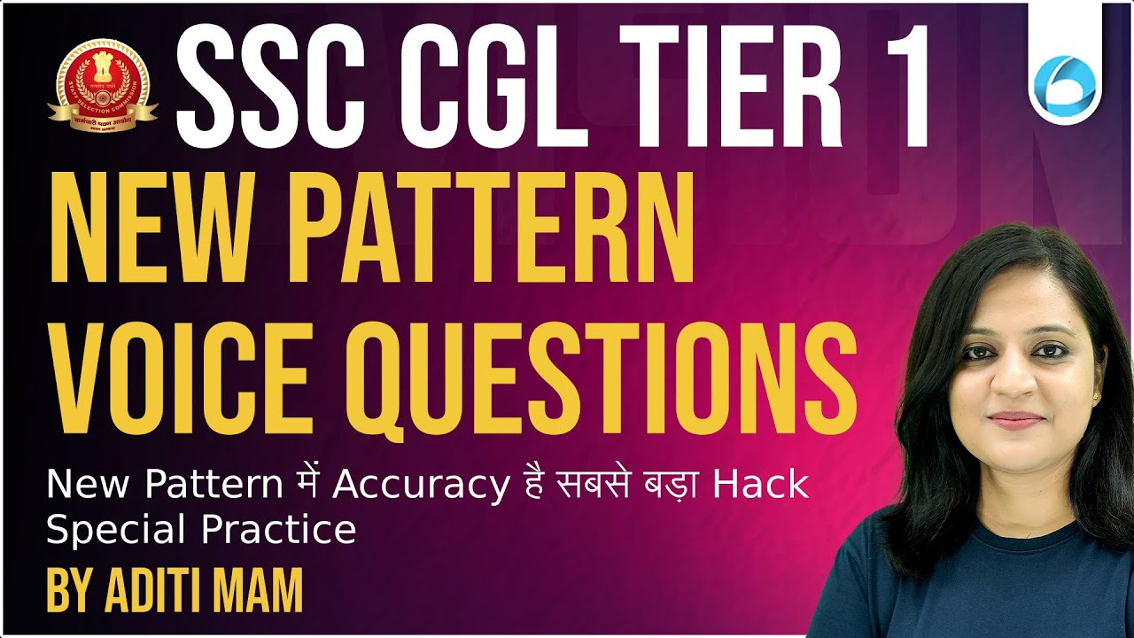 SSC CGL English 2025 Tier 1 New Pattern | Voice Questions का Attack ...