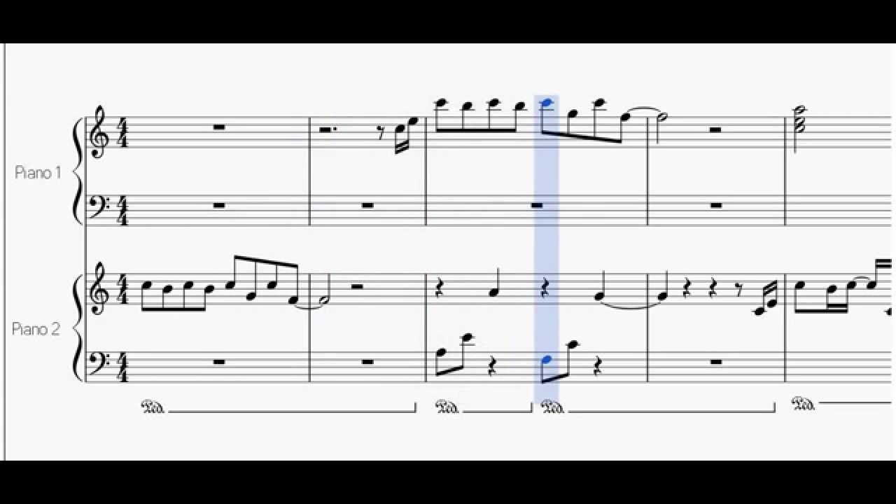 River Flows In You By Yiruma Sheet Music For Piano 4 Hands Youtube