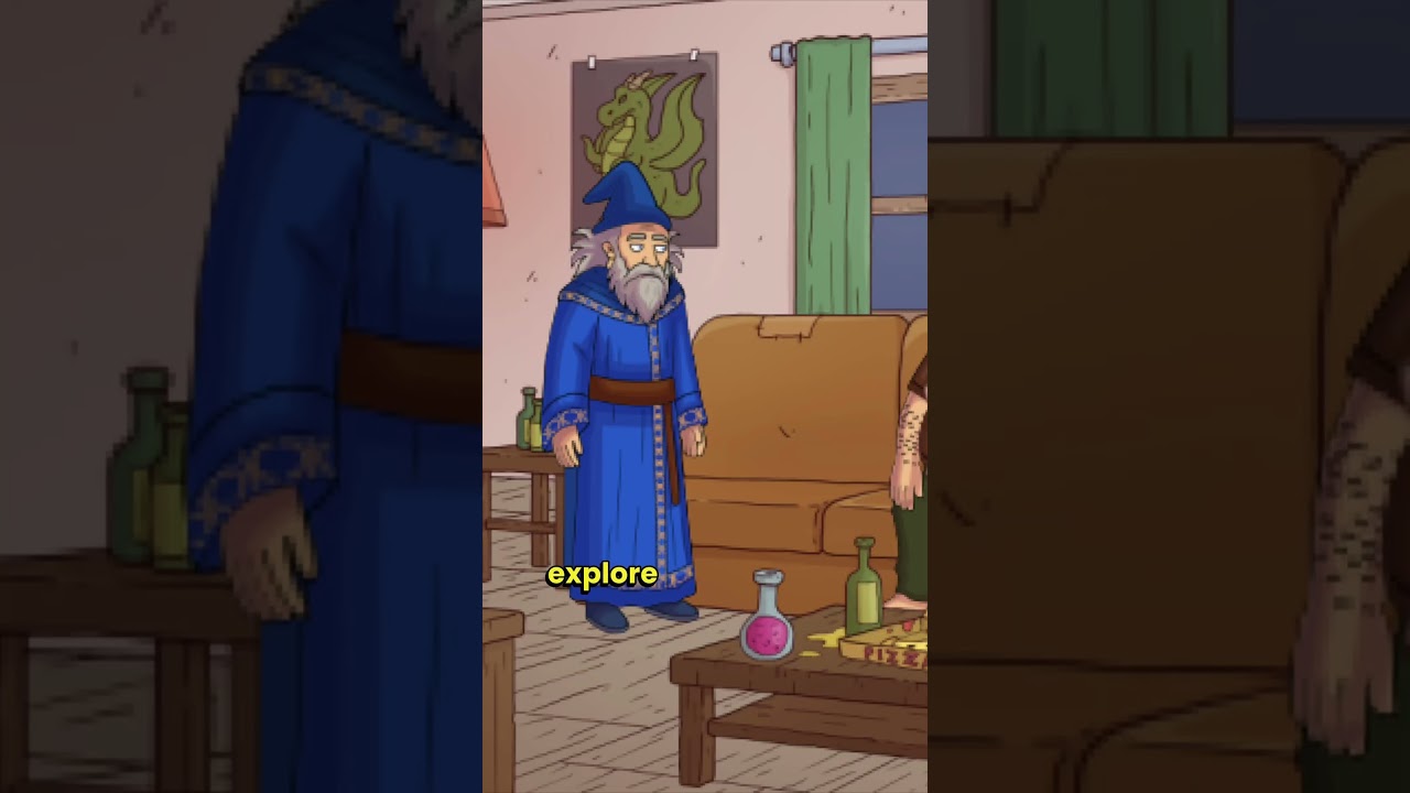 Eldon the wizard has trouble with the rent. #wizard #animation #fyp #funny #dnd #fantasyart