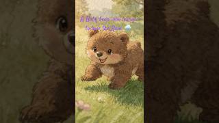 Bramble Learns to Love the Rain 🐻🌧️ | Cozy Kids Story #Shorts
