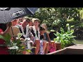 Dwayne the rock johnson visits the polynesian cultural center