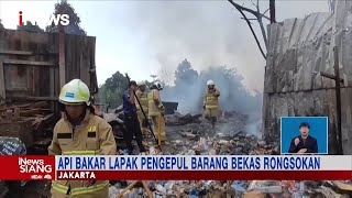 Kobaran Api Melahap Lapak Pengepul Barang Bekas Rongsokan Di Kebon Jeruk Jakbar inewssiang 0112
