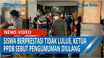 Kejanggagalan, Siswa Berprestasi Tidak Lulus, Ketua PPDB Sumut Sebut Pengumuman Diulang