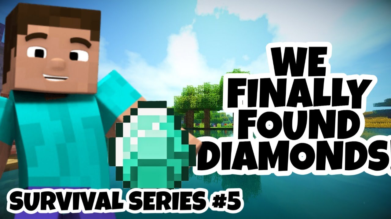 Finding Diamonds in Minecraft - Survival Series Last Episode - YouTube