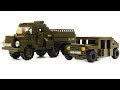 Sluban Army M38-B0306 Military Carry Truck & hummer  | BRICK SET UNBOX & BUILD