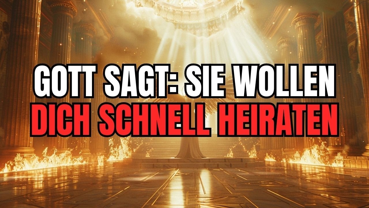 Auserwählte: Sie wollen dich so schnell heiraten – und der Himmel hat gerade den Grund enthüllt!