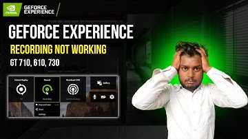 How To Fix GeForce Experience Record Option Not Working 2023
