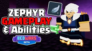 Roblox BedWars ZEPHYR Kit (Gameplay & Abilities) | Roblox Bedwars Zephyr Kit Update Season 5