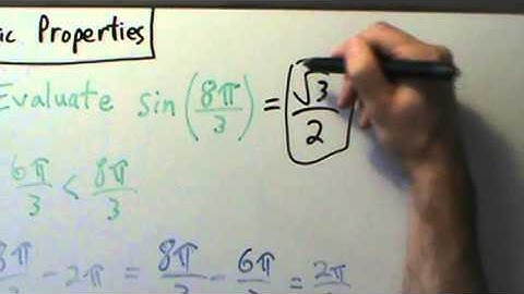 Trigonometry - Periodic Properties - Example 1