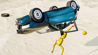 Satisfying Rollover Crashes #4 - BeamNG drive