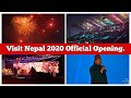 Visit nepal 2020 opening ceremony dasharath stadium kathmandu nepal