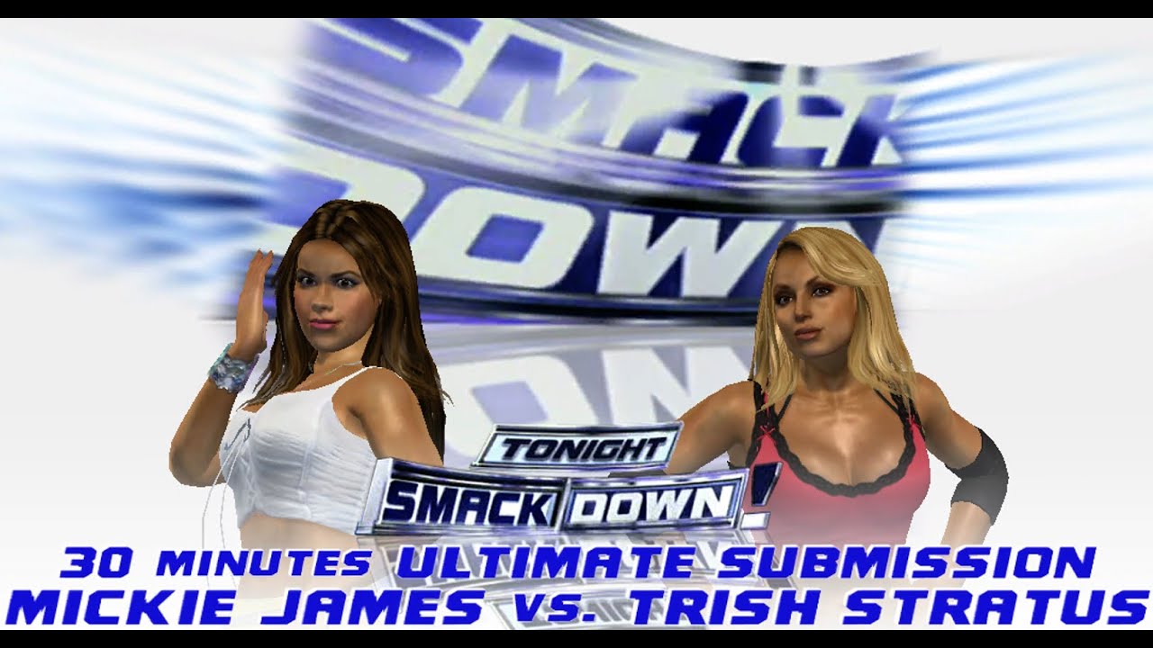WWE Smackdown vs RAW 2007 Xbox 360 (Mickie James vs Trish Status) Ultimate Submission Match