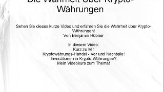 Kryptowährungen Handeln Lernen - Die Wahrheit über das Trading von Kryptowährungen