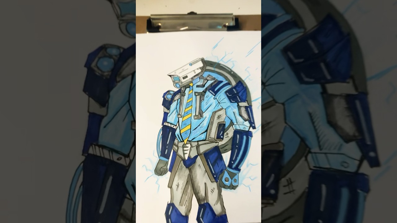 Drawing cameraman in skibidi toilet 79 part 1 