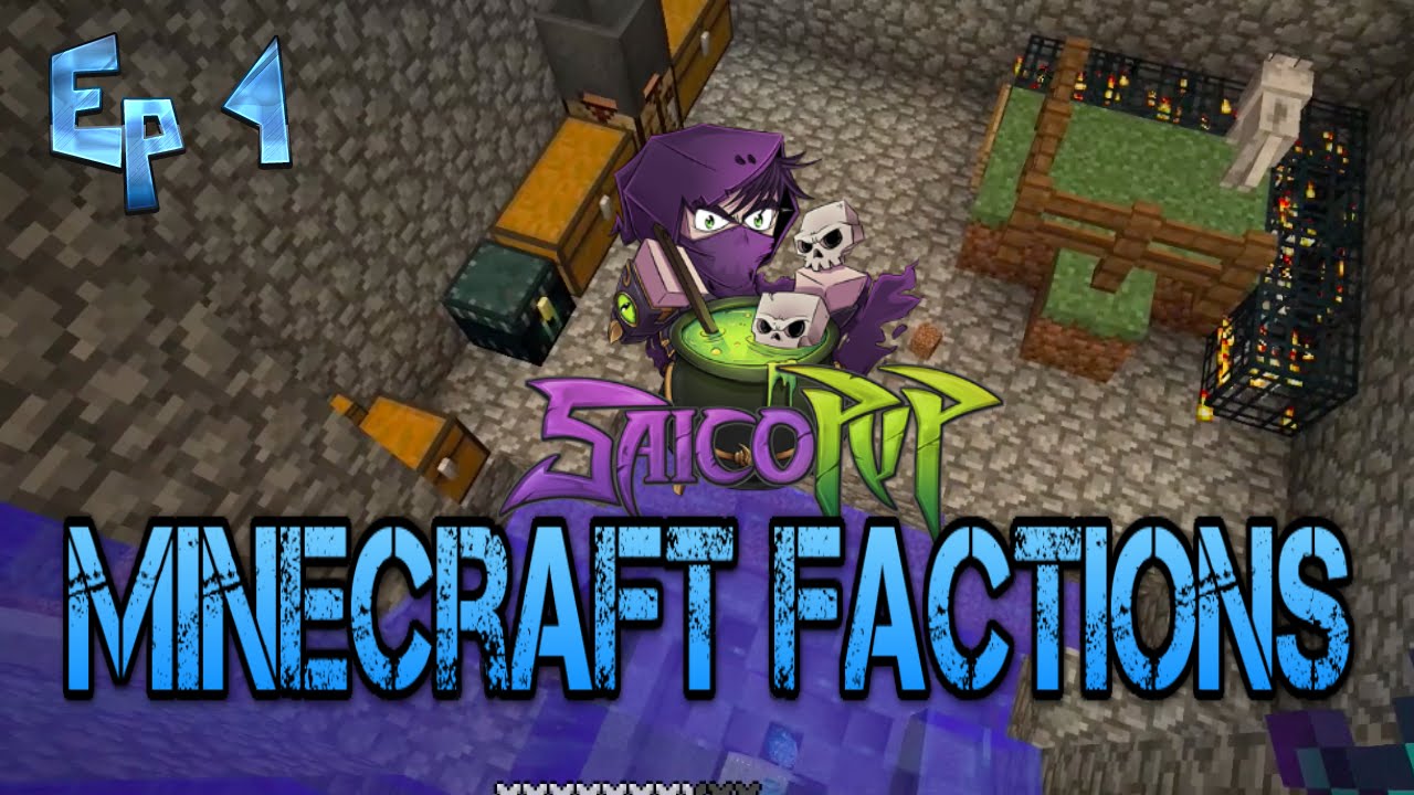 Minecraft Factions SaicoPVP Ep 4- Our First Cannon Raid!