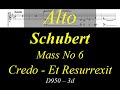 Schubert - Mass No 6  D950 - 3d. Credo- Resurrexit -Alto