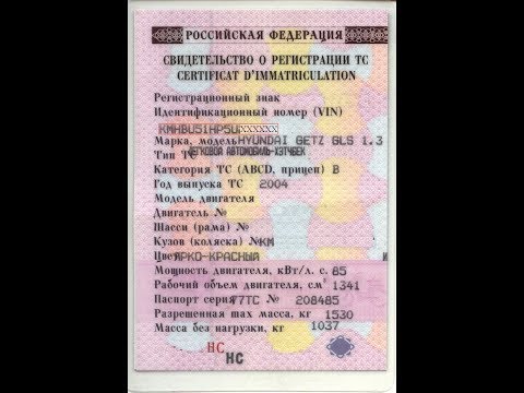 ПРОВЕРКА СТС (ПЛАСТИК ) И ДОГОВОР КУПЛИ ПРОДАЖИ