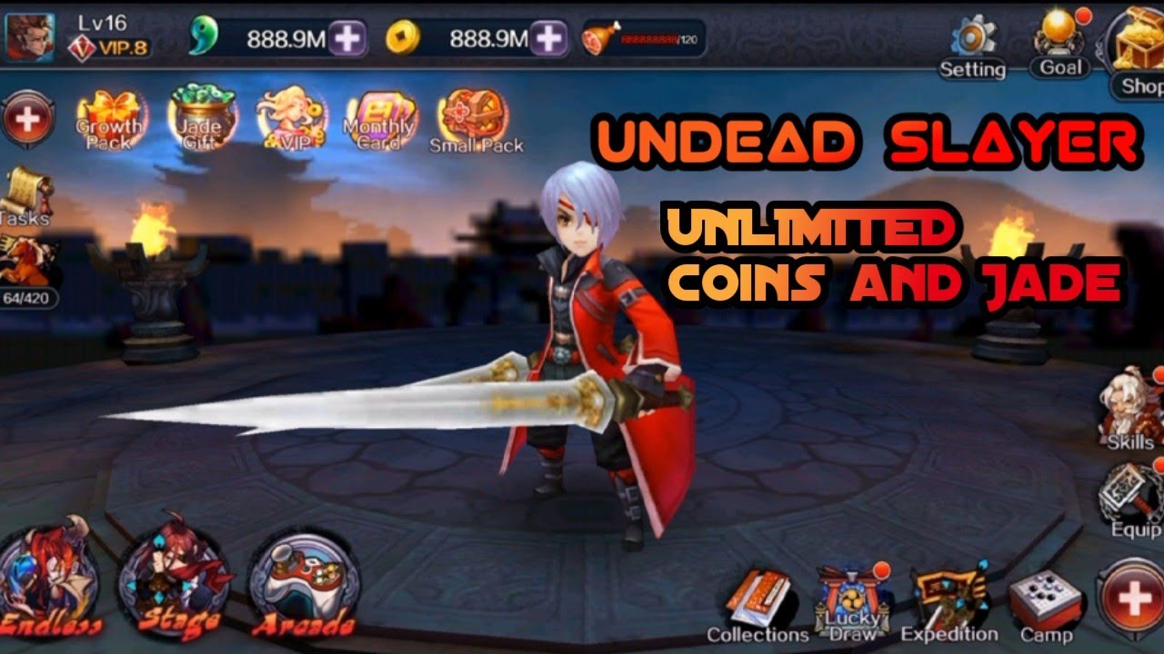 Undead slayer MOD Unlimited coins and jade RPG OFFLINE YouTube