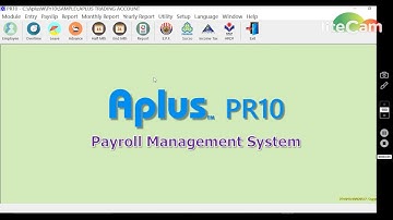PR 1051 APLUS PAYROLL TABLE SETUP PART 1