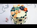 FLORAL CAKE. Bride Topper Cake Tutorial | Bridal Shower Cake. Floral Birthday Cake