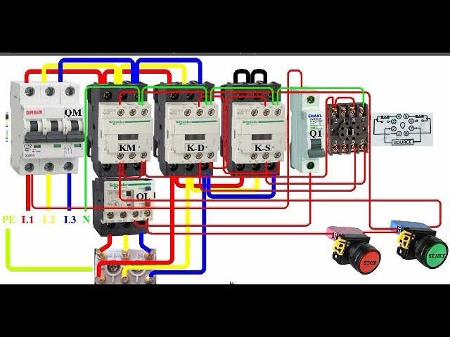 How To Wire Control Circuit Star Delta Starter Cade Simu Technology You Delta Starter Cade Simu Technology, Bch Star Delta Starter Wiring Diagram