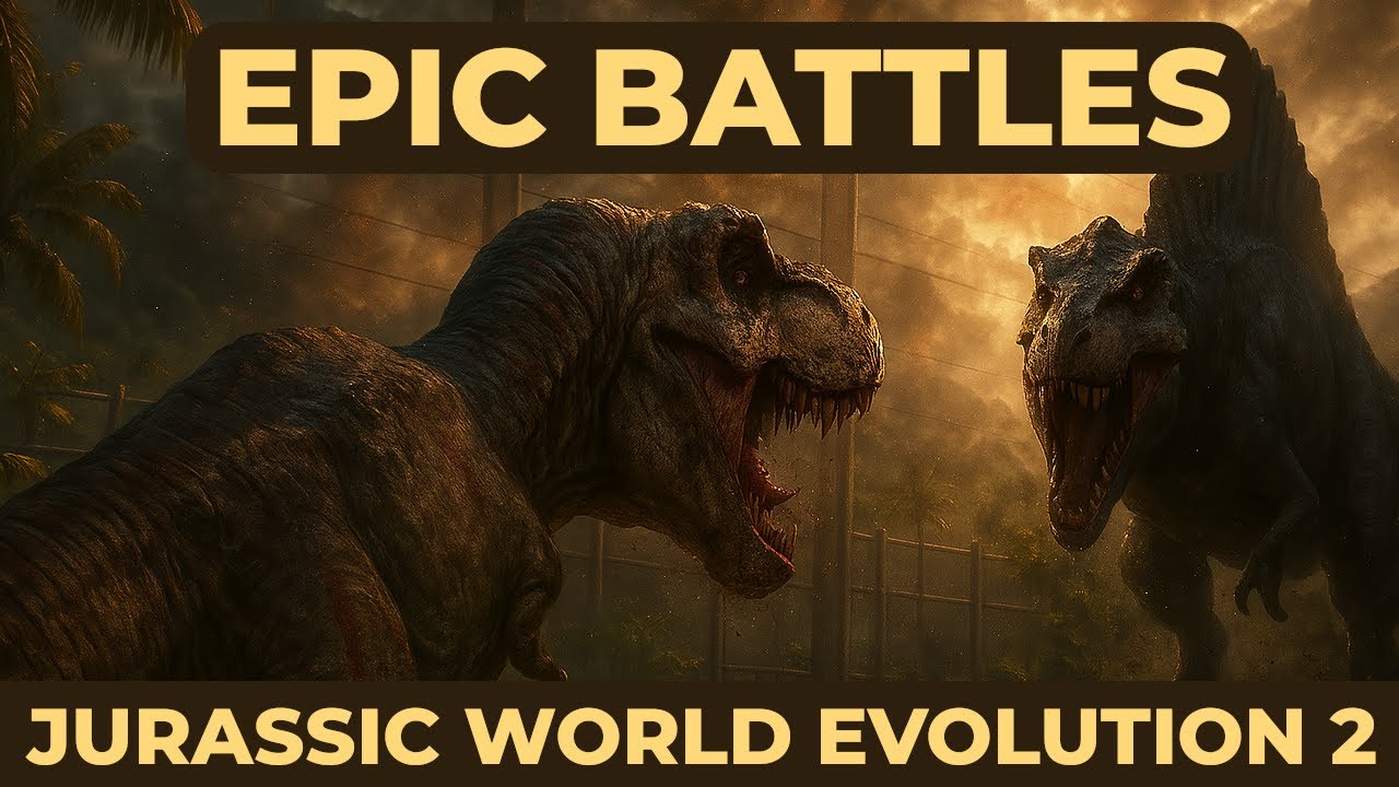 Carnivores Battle Royale - Jurassic World Evolution 2 - YouTube