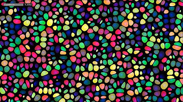 Voronoi Diagram +Round Edge (openframeworks)