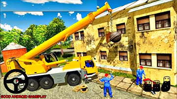 Demolish and Build Construction - Professional Excavator | Demolish Crane | Android GamePlay FHD