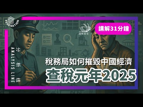 E206 金税四期 国家掠夺社会进入微操层面 会如何冲击经济 讲解40分钟 透明茶室 分析线 金税四期 税务稽查 出口退税 地方财政 