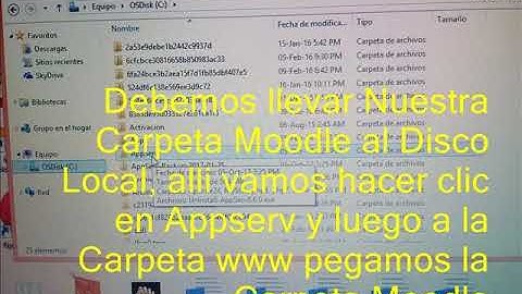 Cómo Instalar el Servidor local AppServ y Cómo Instalar Moodle en un Servidor local.
