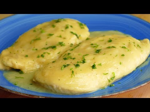 Video: Chuletas De Pollo Picadas Doradas Con Salsa