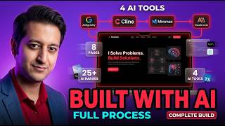 I Built a Premium Portfolio Website Using 4 AI Tools | Cline + Claude Code + Minimax (Full Process)